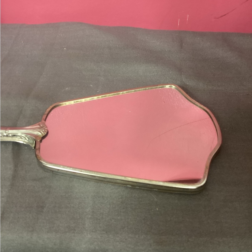 Vintage Chrome Dressing Table Vanity Mirror View 4